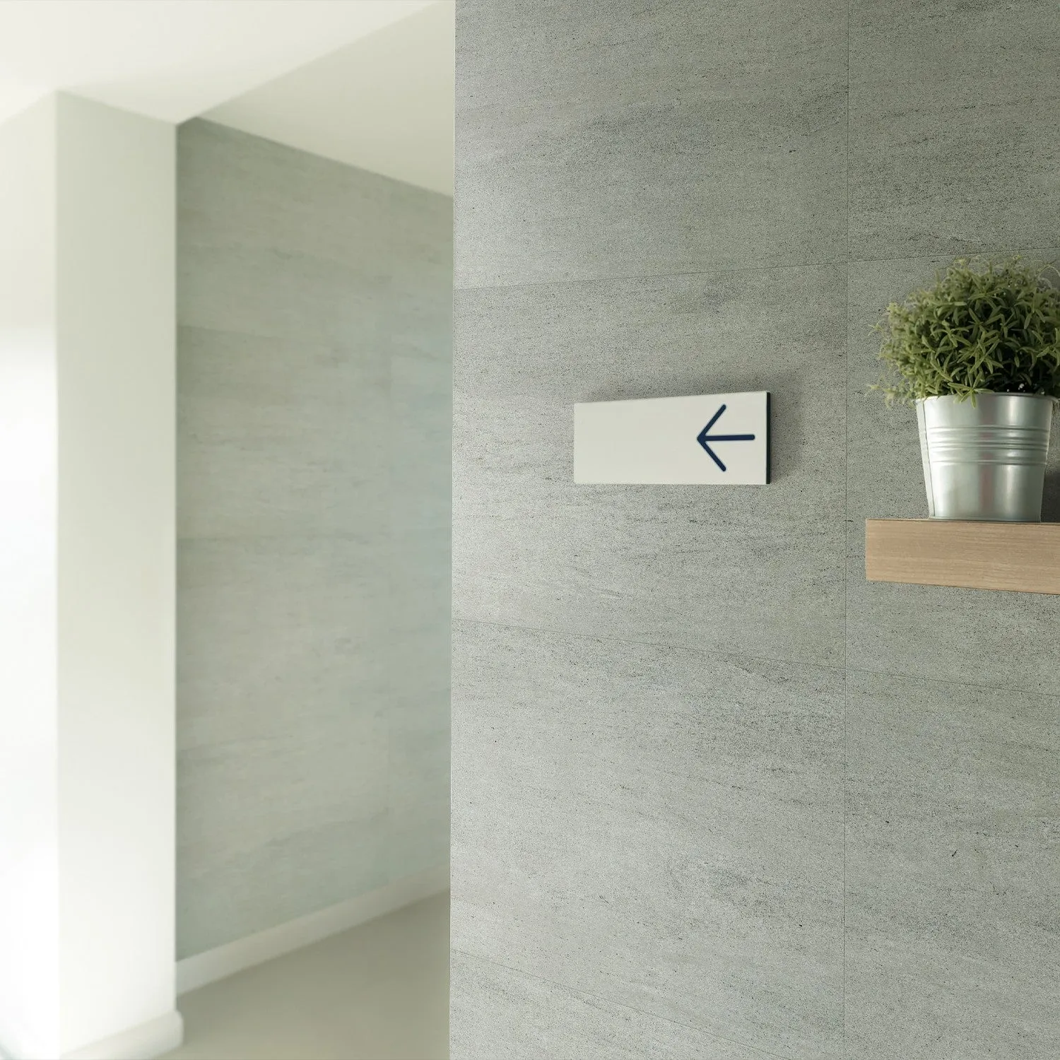 Grosfillex Gx Wall+ Dune Wandpaneel Mica Grey Beton grau
