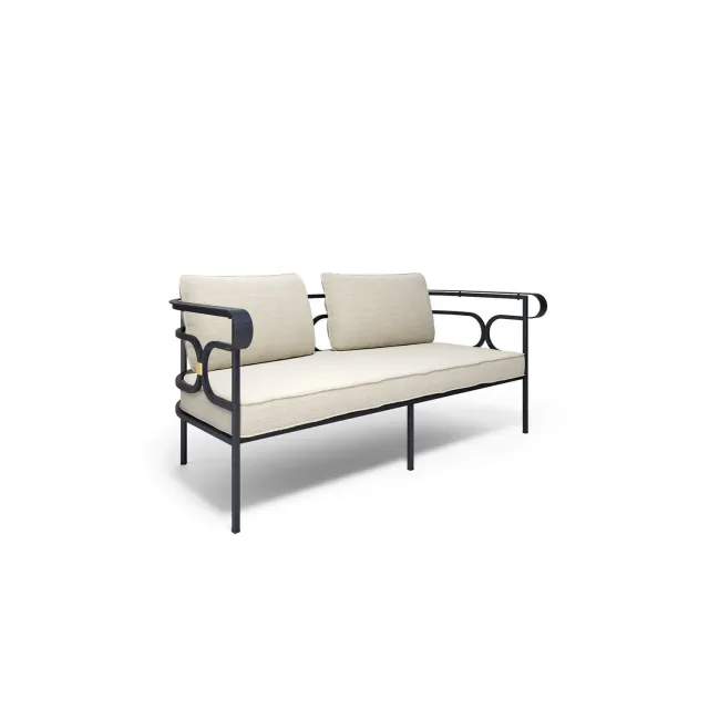 Emu Collier Gartensofa 2-Sitzer Messing