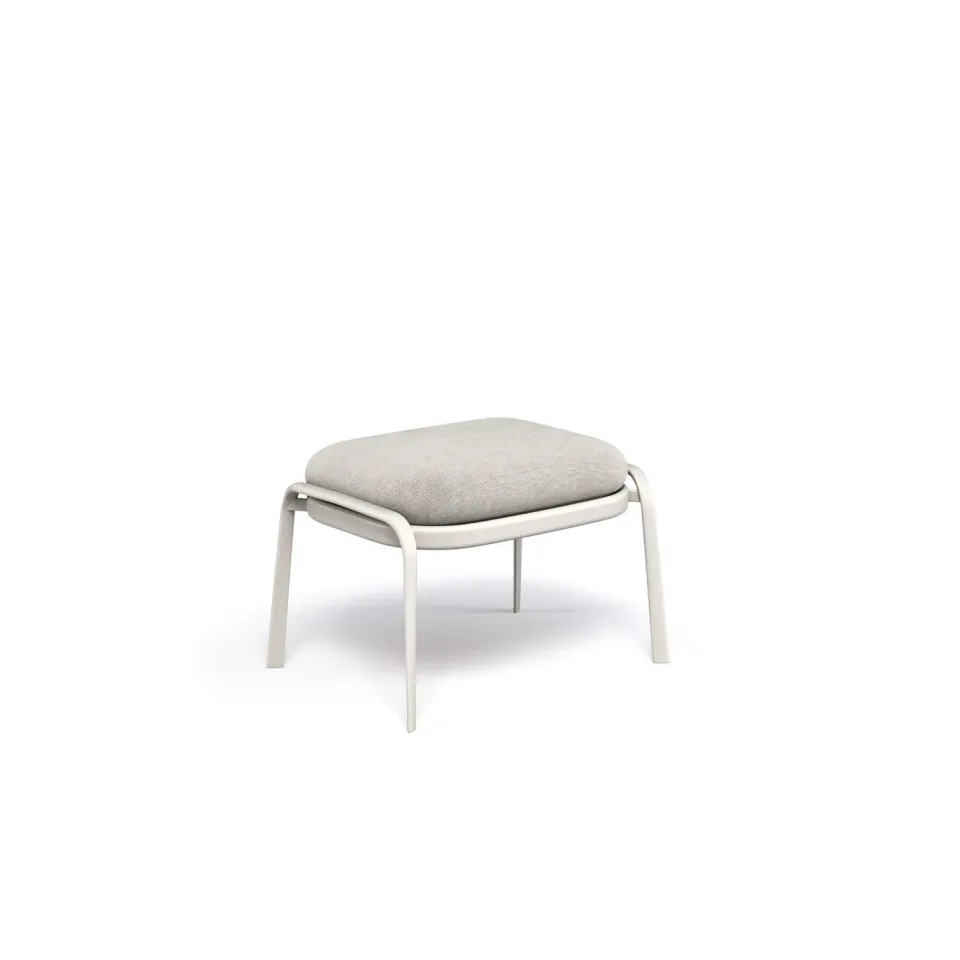 Emu Carousel Pouf Hocker Aluminium Seilgeflecht
