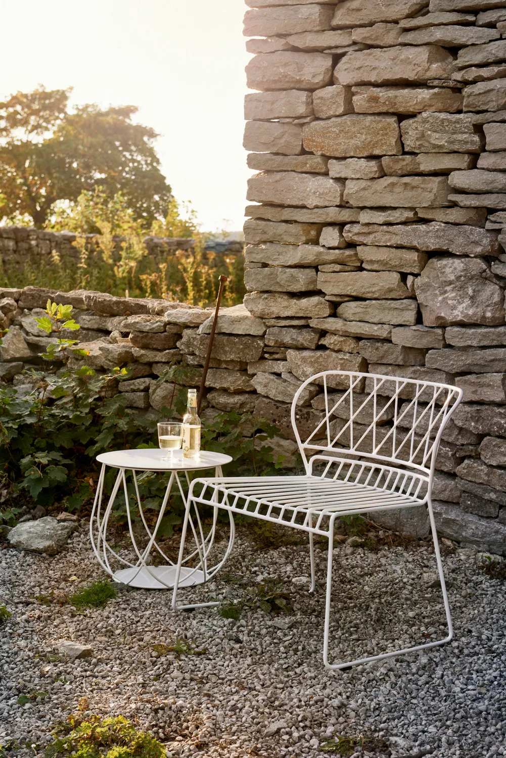 Skargaarden Resö Lounge Stuhl Holz niedrig
