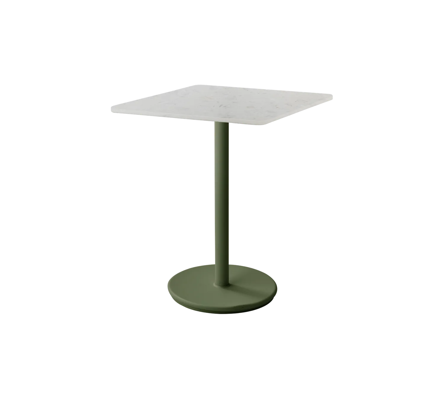 Cane-line Go Café Tisch 75x75 cm Lava Grey Aluminium