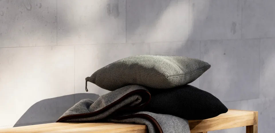 Skargaarden Fårö Kissen Light Grey Textil