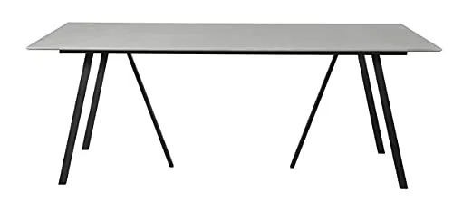 Envy Gartenmöbel-Set 6 Personen 200 cm grau Bambus