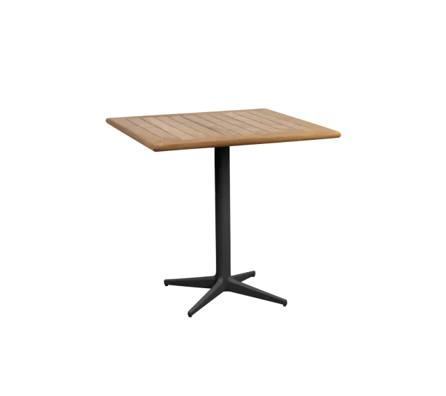 Cane-line Drop Cafétisch 72x72 cm Teak Lava Grey