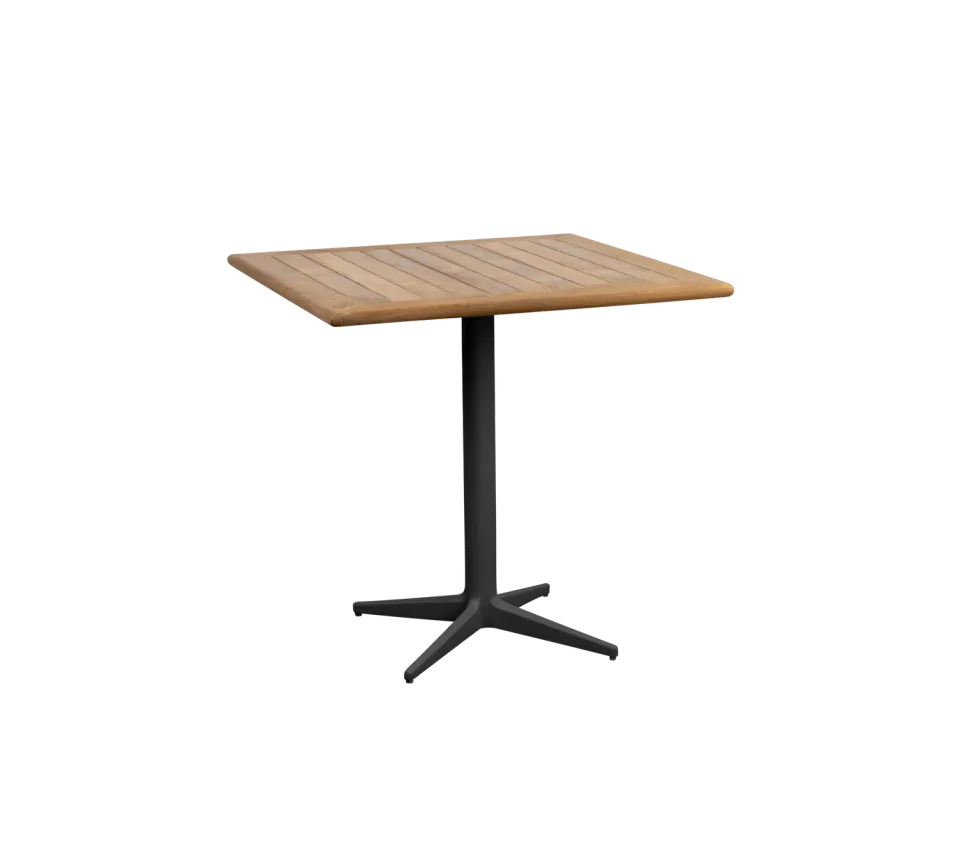 Cane-line Drop Cafétisch 72x72 cm Teak Lava Grey