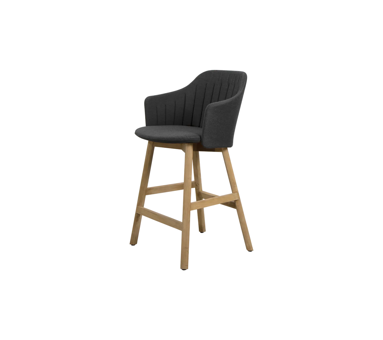 Cane-line Choice Counter Chair Barstuhl Schwarz Teak wetterfest