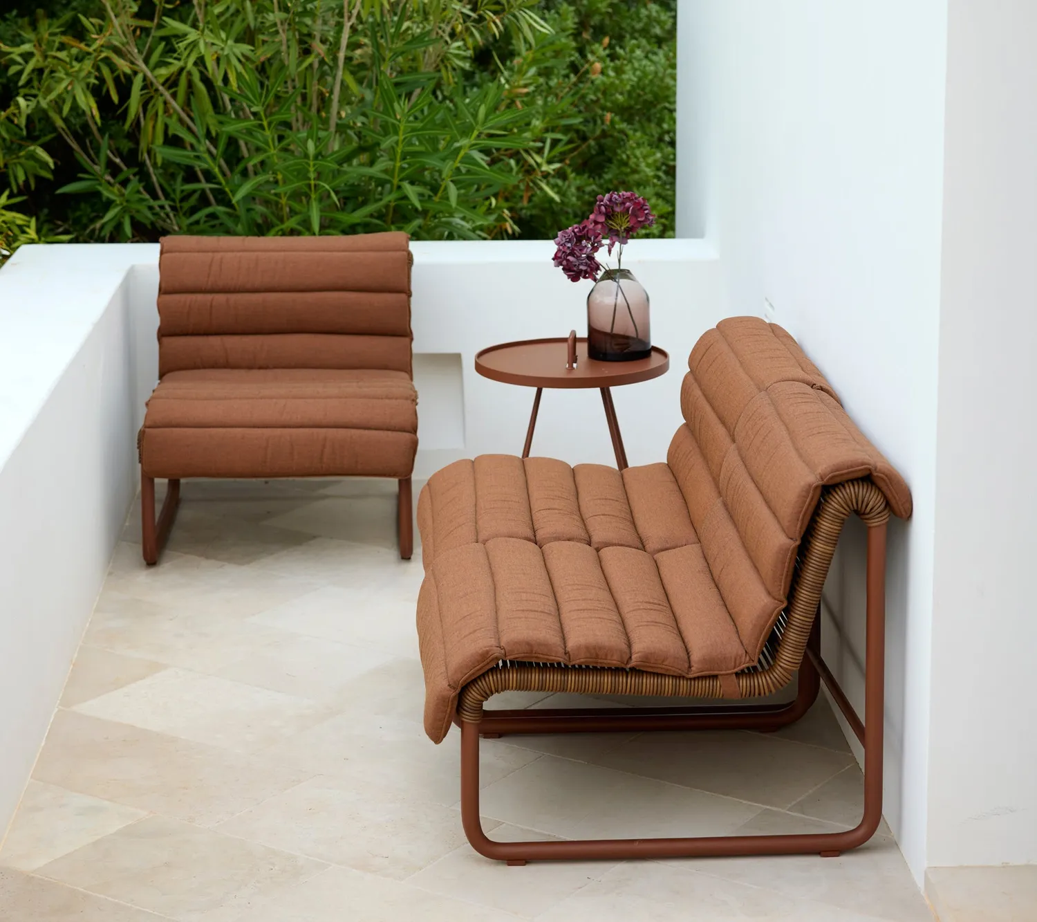 Cane-line Al Dente Lounge-Chair-Kissen Desert Red QuickDry