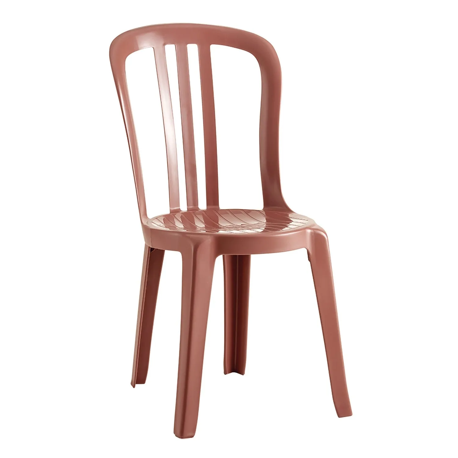 Grosfillex Miami Bistrot Gartenstuhl Terracotta stapelbar
