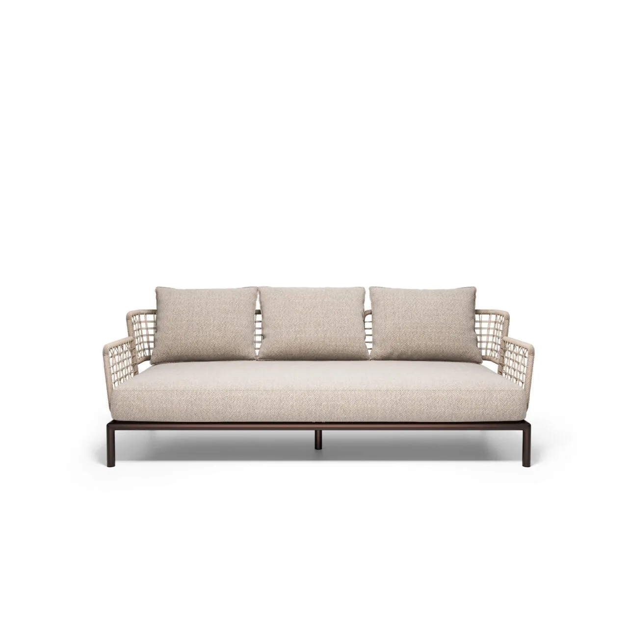 Emu Terramare Sofa 3-Sitzer aus Flechtwerk für draußen