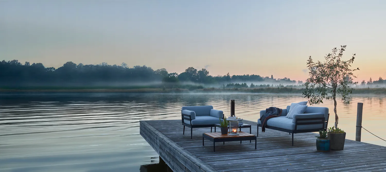 Skargaarden Anholt Sofa Rahmen Gartensofa Teak