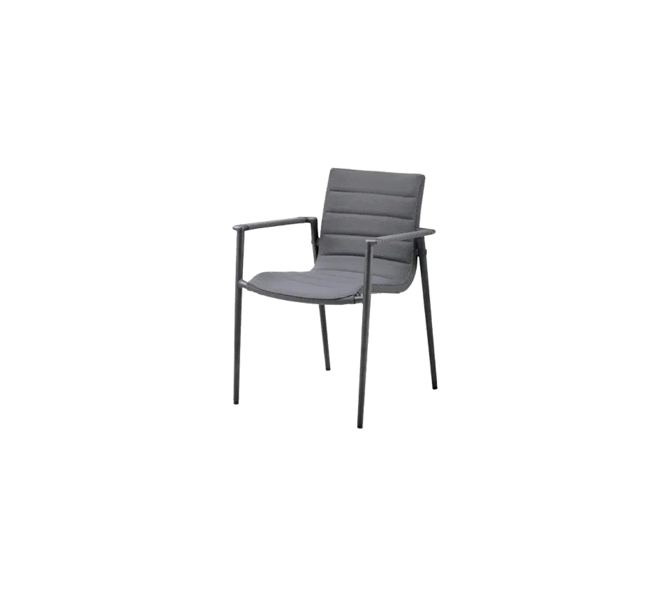 Cane-line Core Armlehnstuhl Grau AirTouch stapelbar