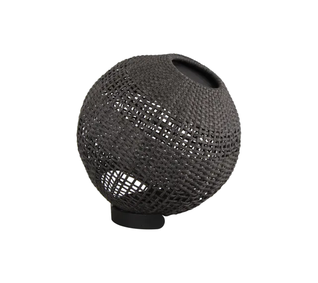 Cane-line Illusion Lampe rund Taupe Solar LED Outdoor