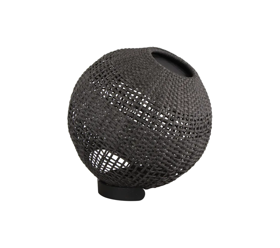 Cane-line Illusion Lampe rund Taupe Solar LED Outdoor