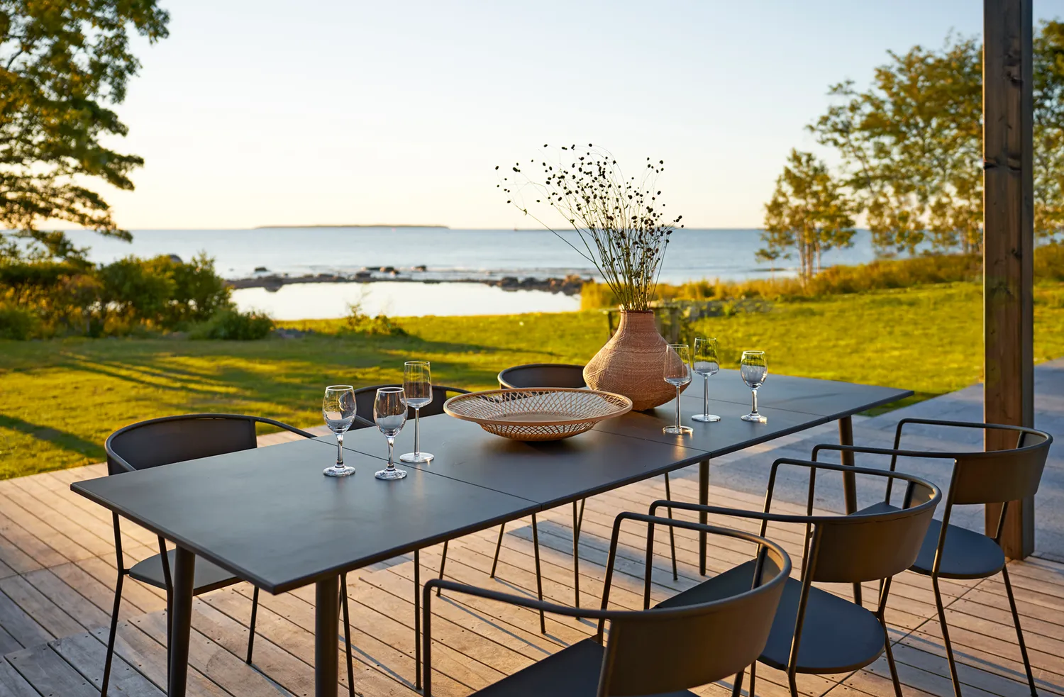 Skargaarden Saltö Esstisch Groß Holz Garten