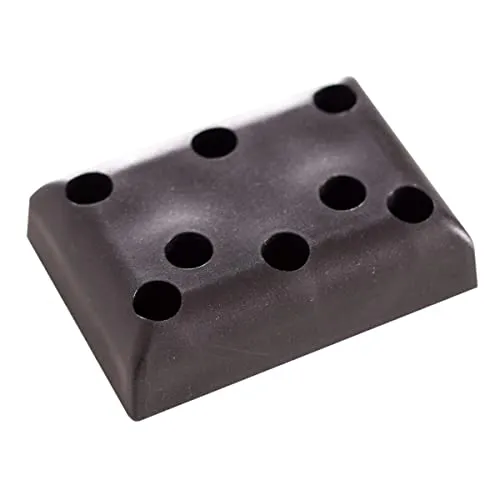 MR.DEKO Strandkorb PE Gleiter 4er-Set Möbelgleiter Kunststoff