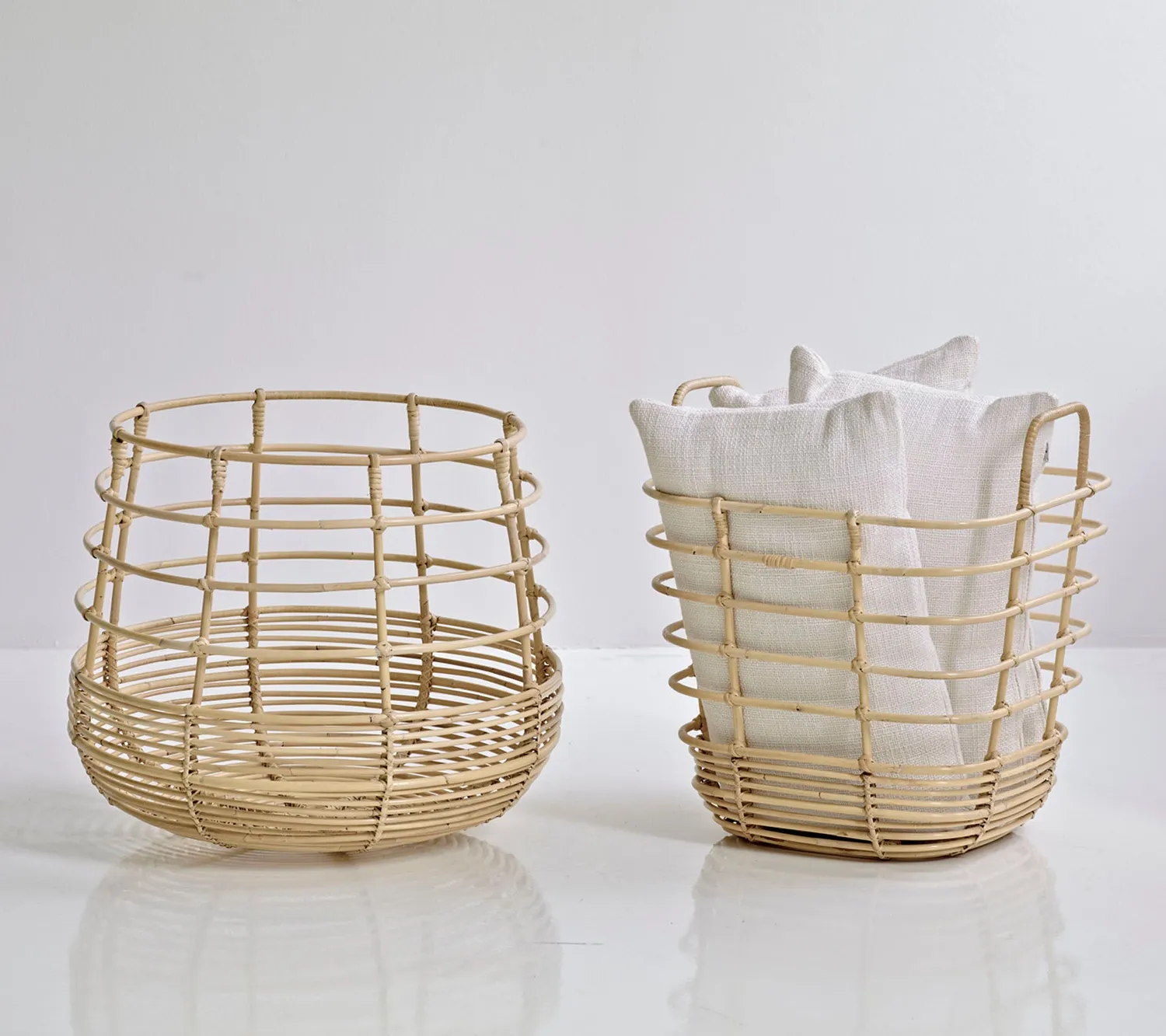 Cane-line Sweep Korb eckig Natural Rattan Aufbewahrung