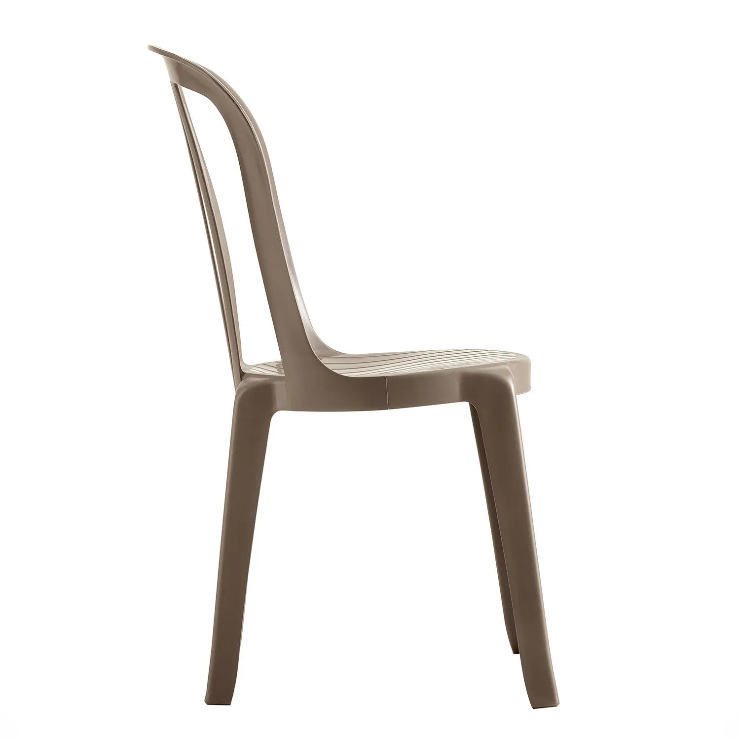 Grosfillex Miami Bistrot Gartenstuhl Terracotta stapelbar