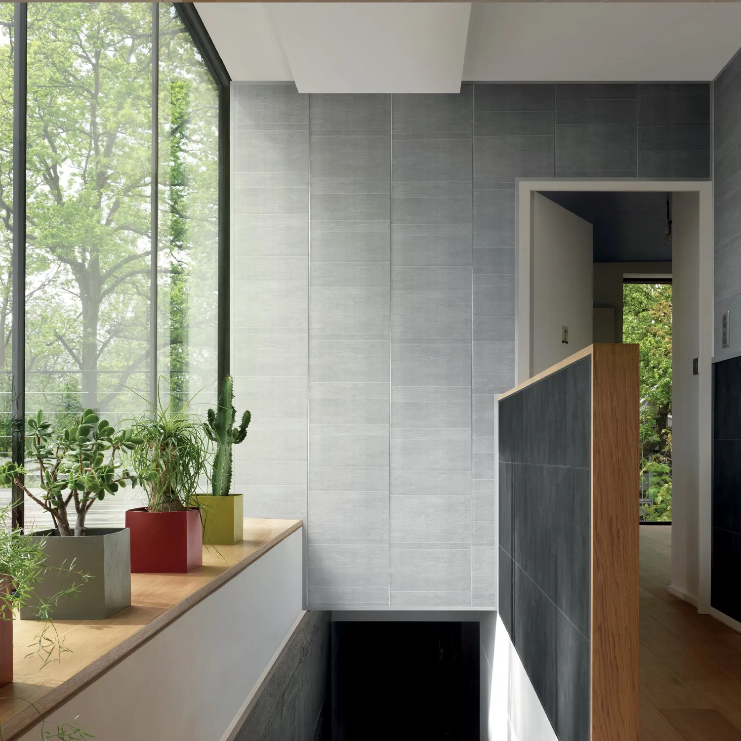 Grosfillex Element Mineral Stone Tile M Anthrazit Paneel