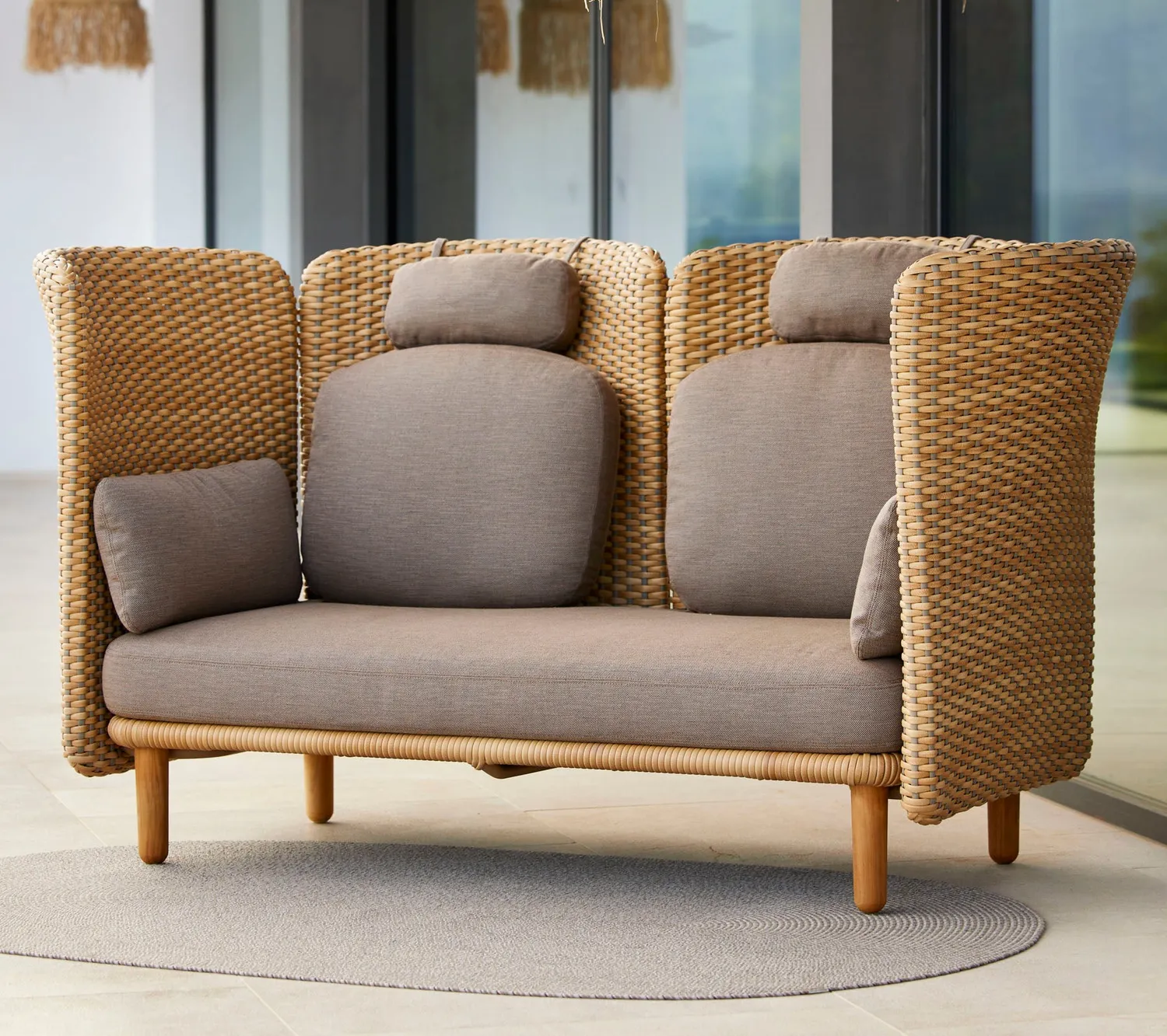 Cane-line Arch Seitenkissen klein taupe AirTouch