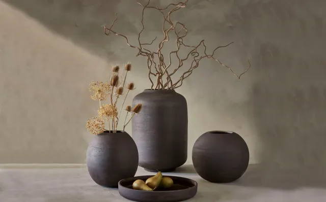 Skargaarden Havnsø Vase groß Terrakotta