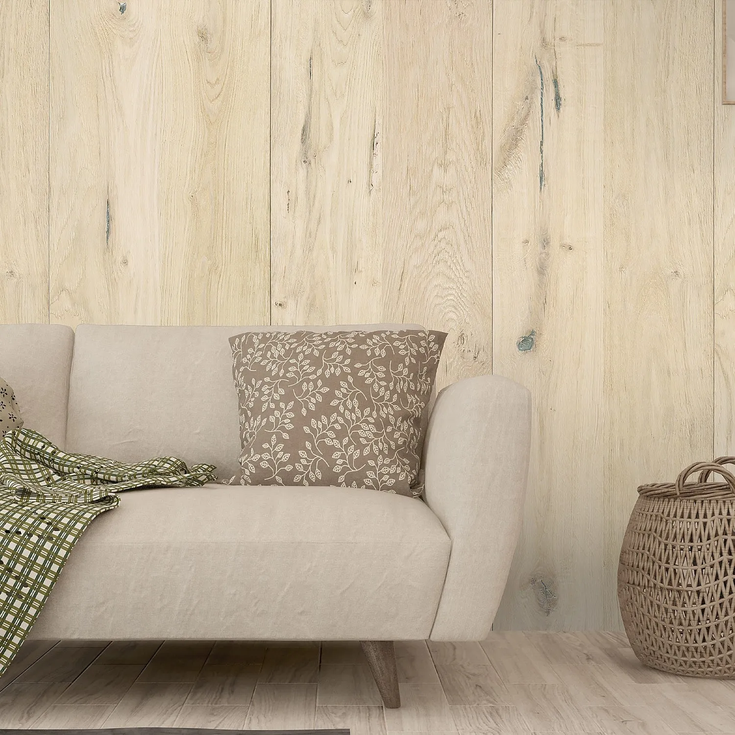Grosfillex Element 3D Antique Oak Wandverkleidung hell