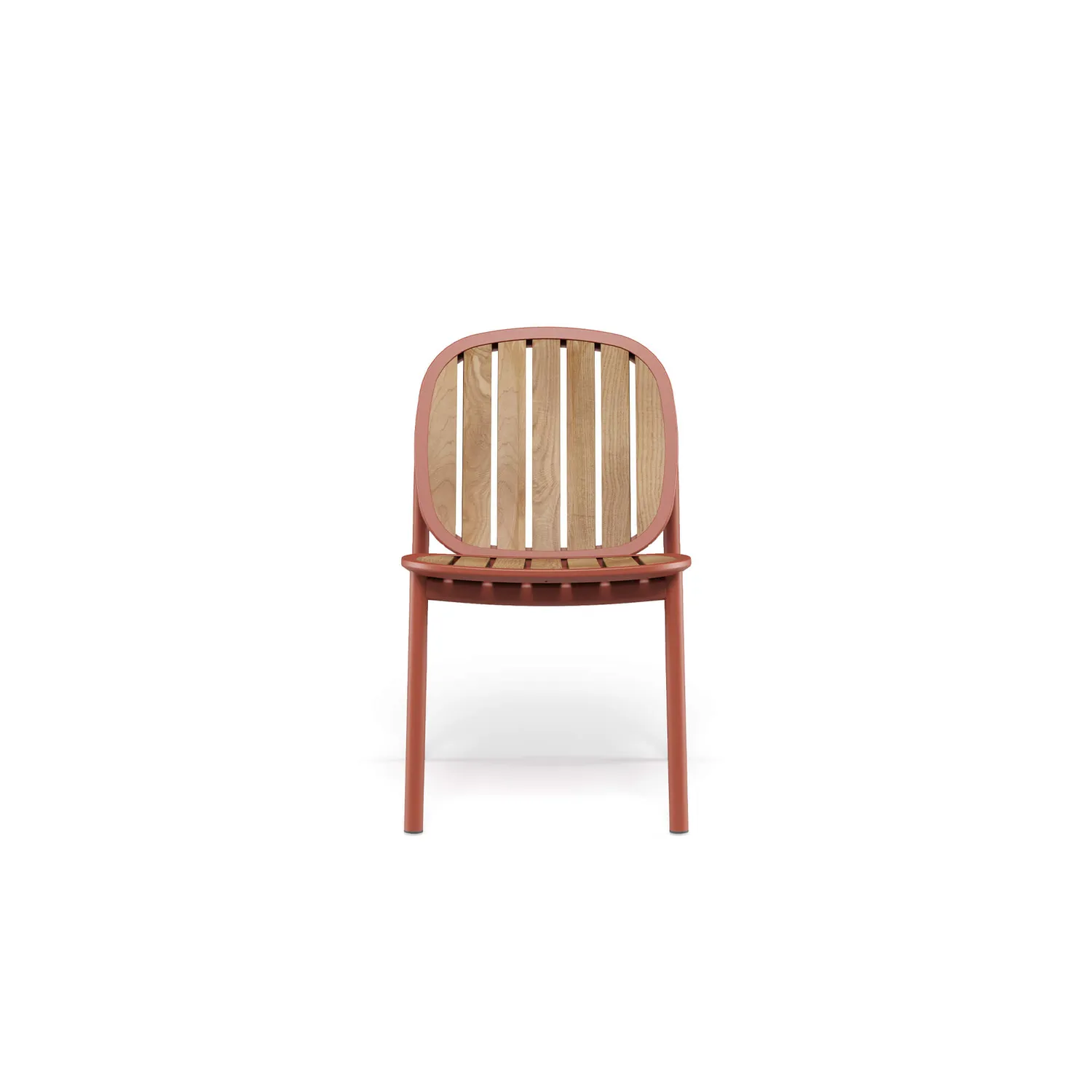 Emu Ronda Stuhl Alu-Teak Gartenstuhl Materialmix