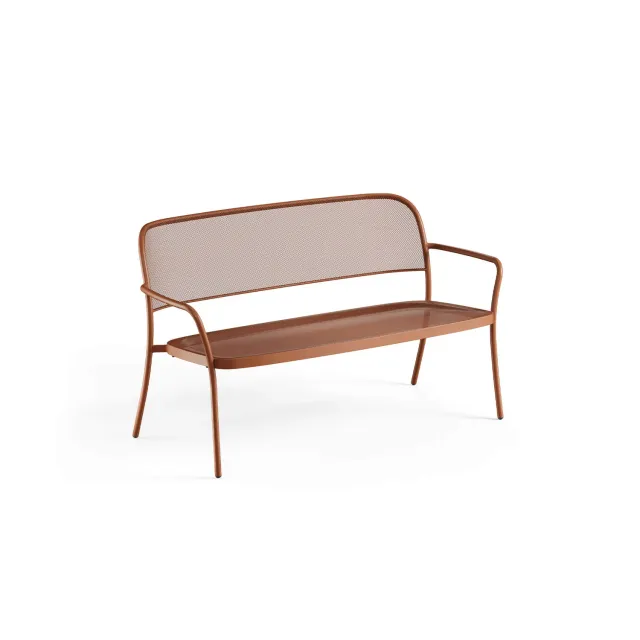 Emu Café 2-Sitzer Sofa Stahl Terrasse