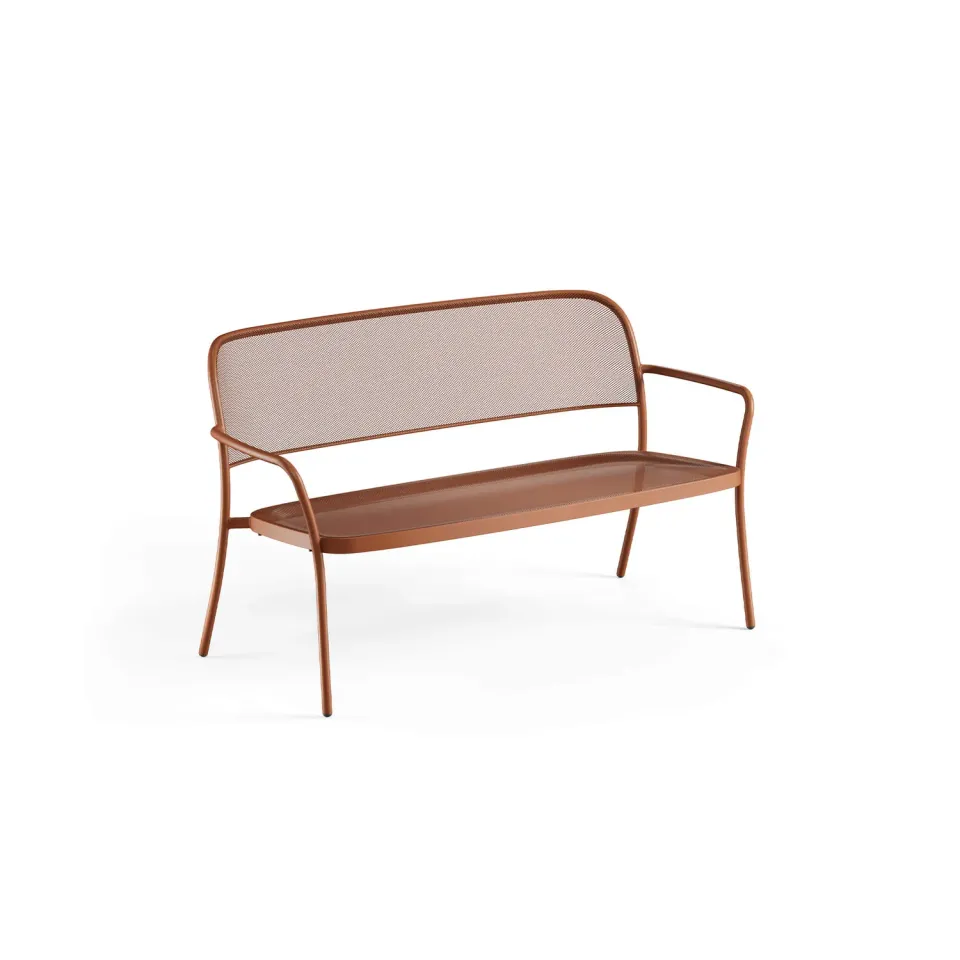 Emu Café 2-Sitzer Sofa Stahl Terrasse