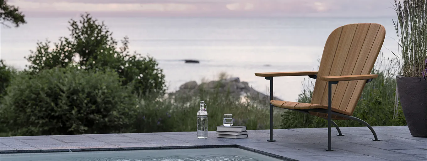 Skargaarden Böste Lounge Chair Gartensessel Teak