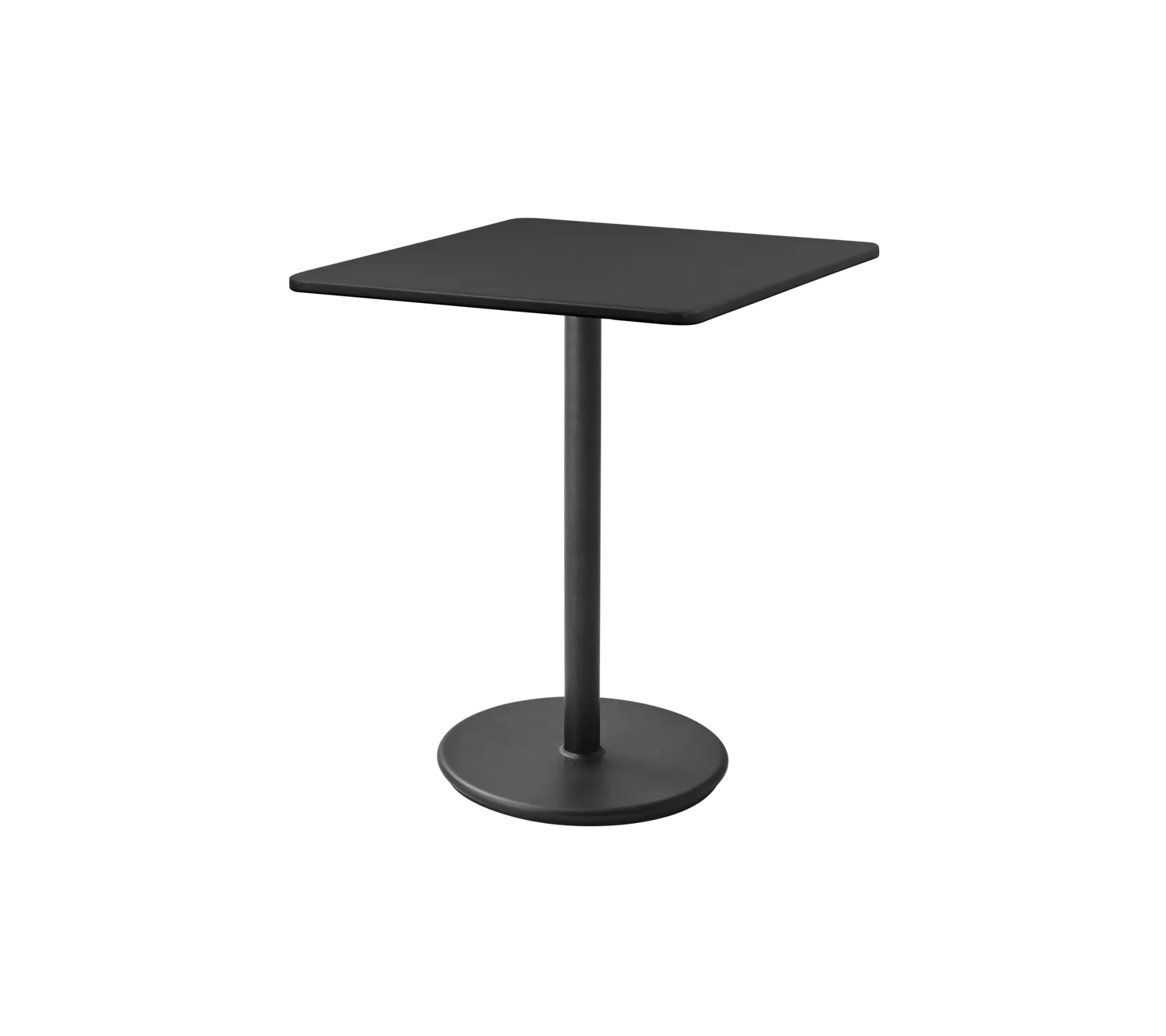 Cane-line Go Café Tisch 75x75 cm Lava Grey Aluminium