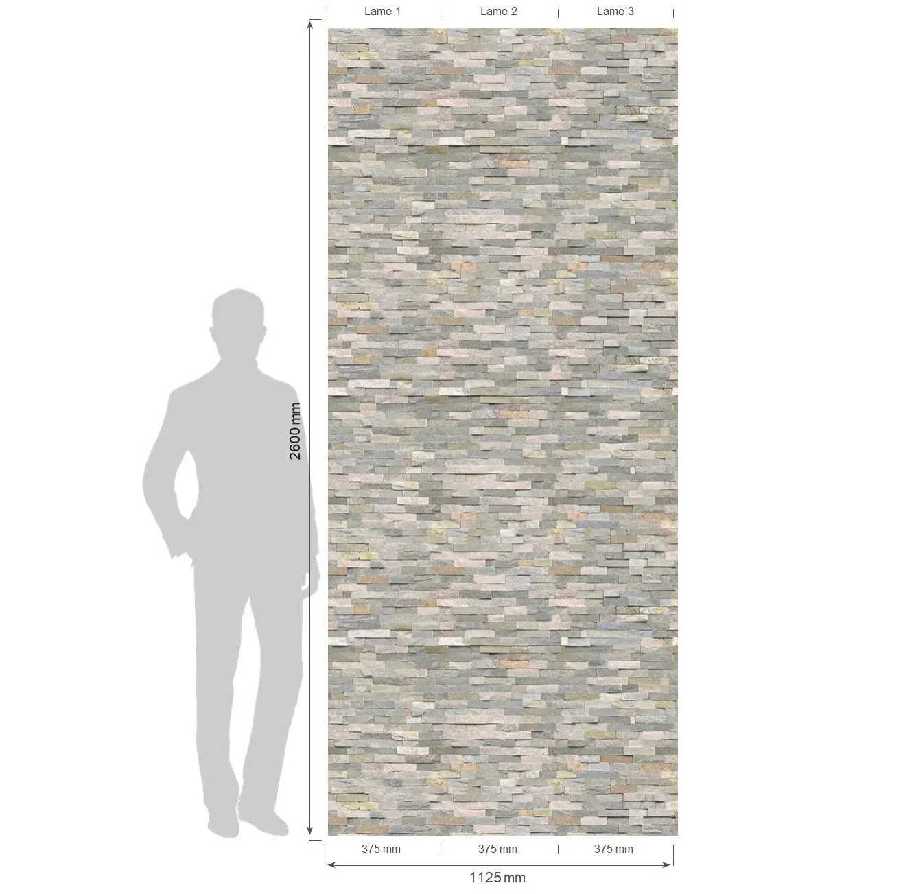 Grosfillex Element 3D Angelo Wandverkleidung