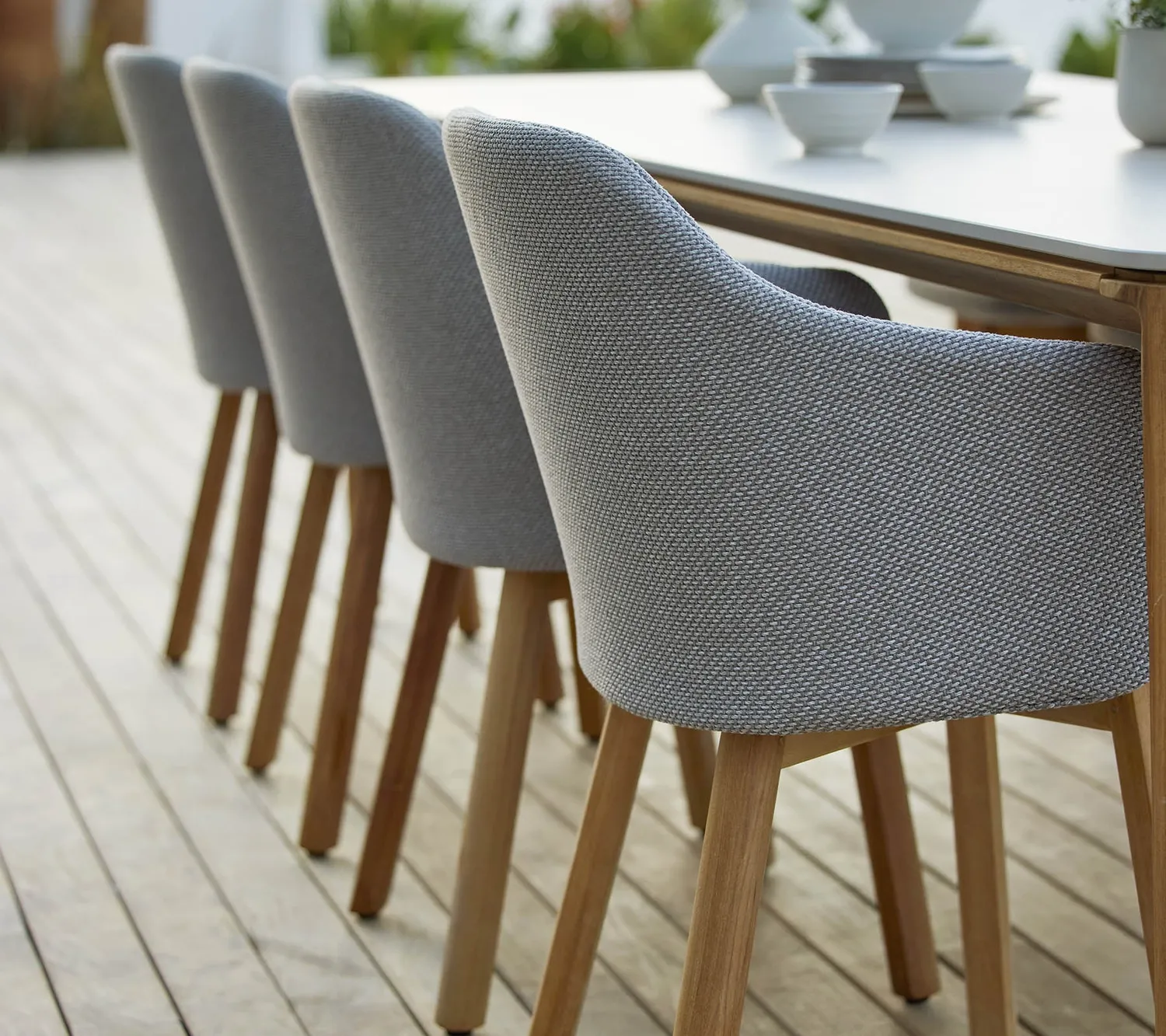 Cane-line Choice chair back cushion Outdoor-Rückenkissen Taupe Natté QuickDry