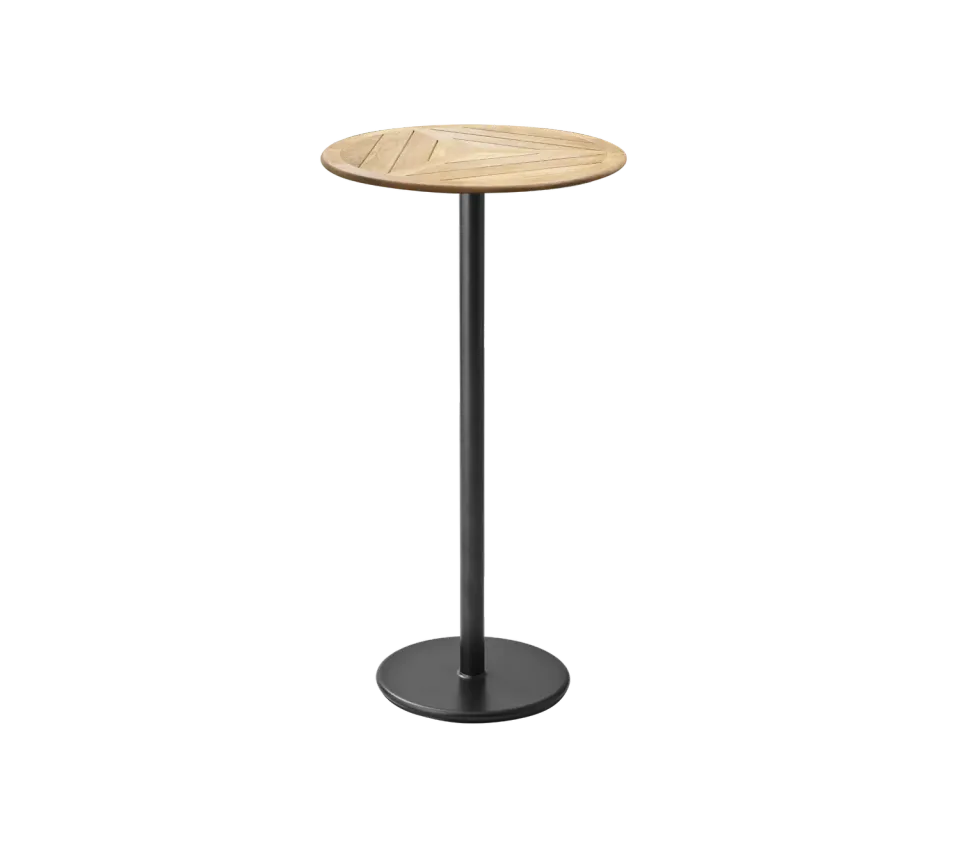 Cane-line Go Bartisch 60 cm lavagrau Alu rund