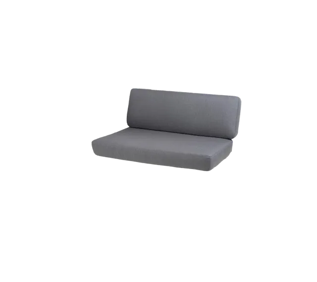 Cane-line Savannah 2-Sitzer-Sofa rechtes Modul Kissen-Set Weiß