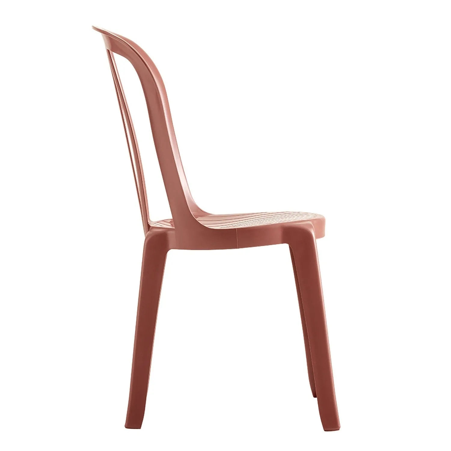 Grosfillex Miami Bistrot Gartenstuhl Terracotta stapelbar