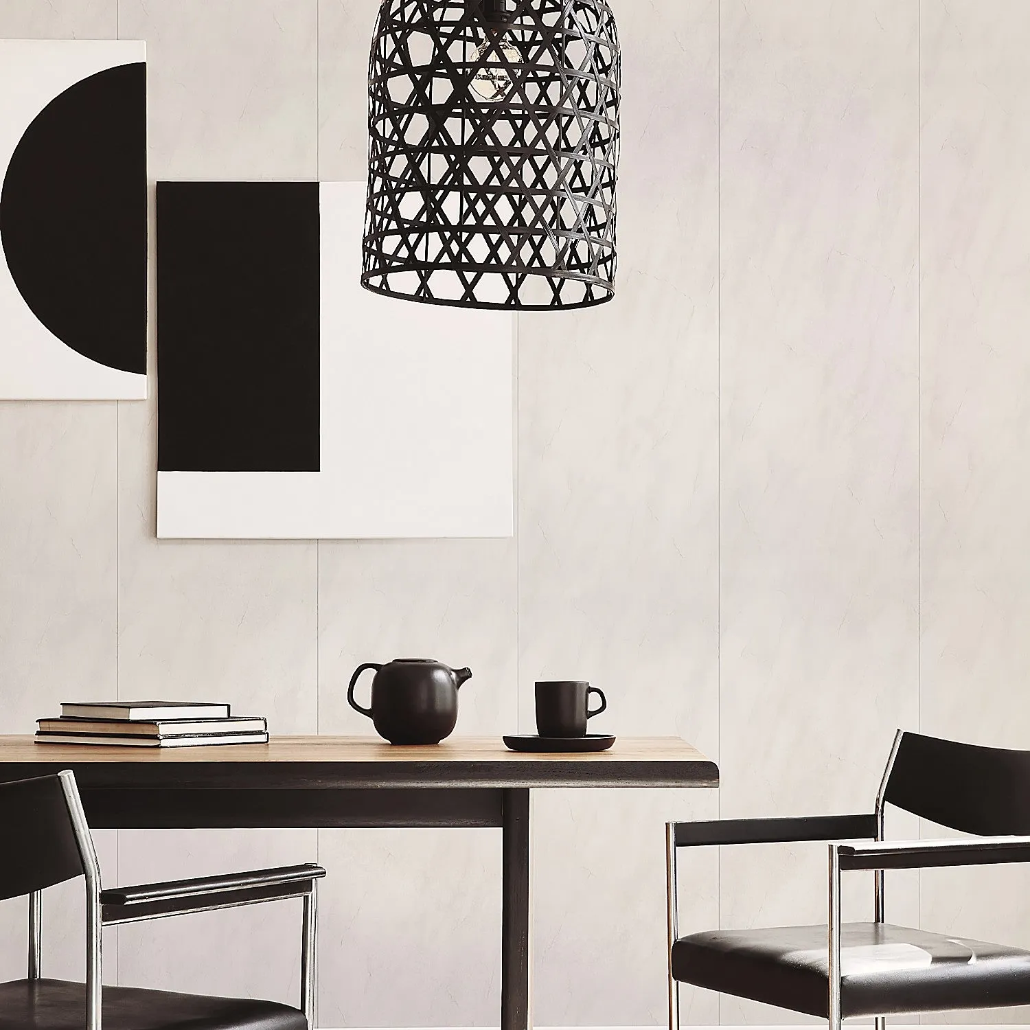 Grosfillex Element Marbre Gris Wandpaneel Grau matt