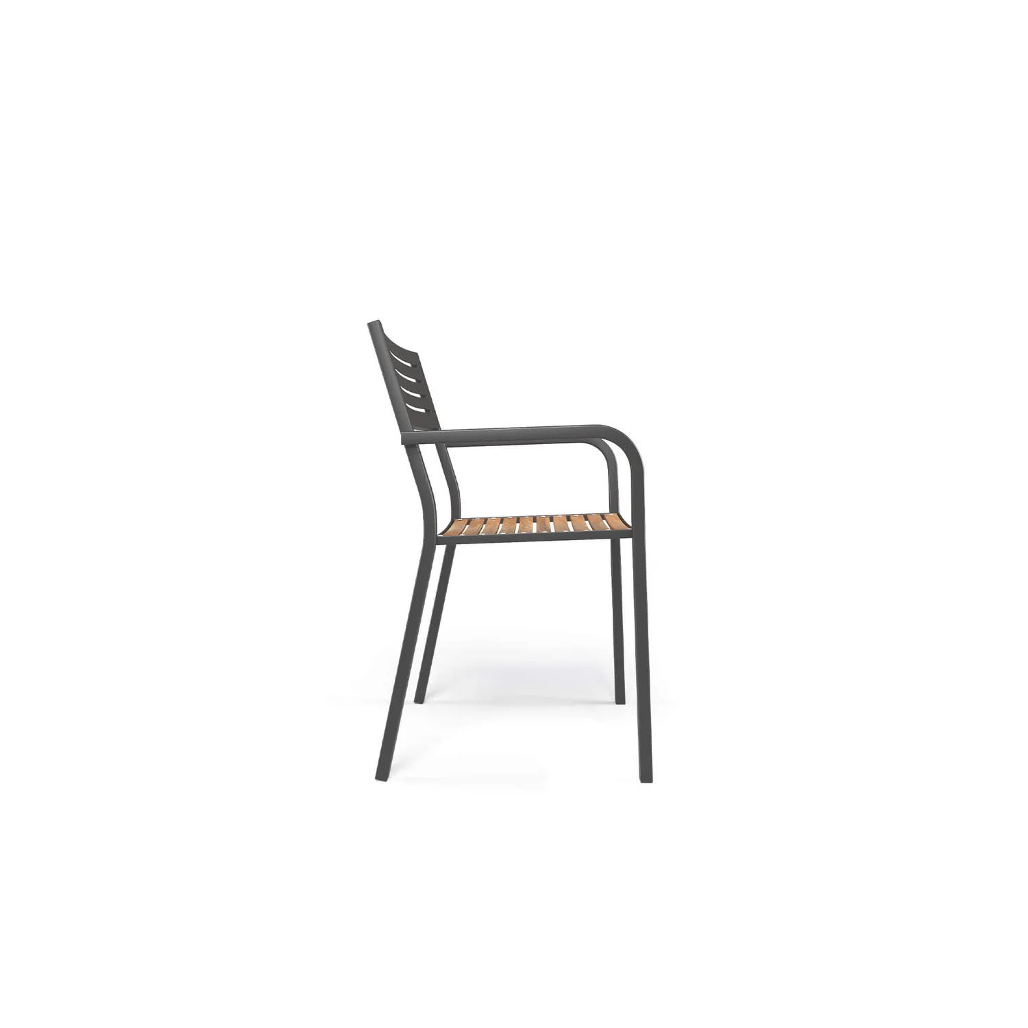 Emu Segno Butaca con asiento de teca Sitzbank mit Teaksitz