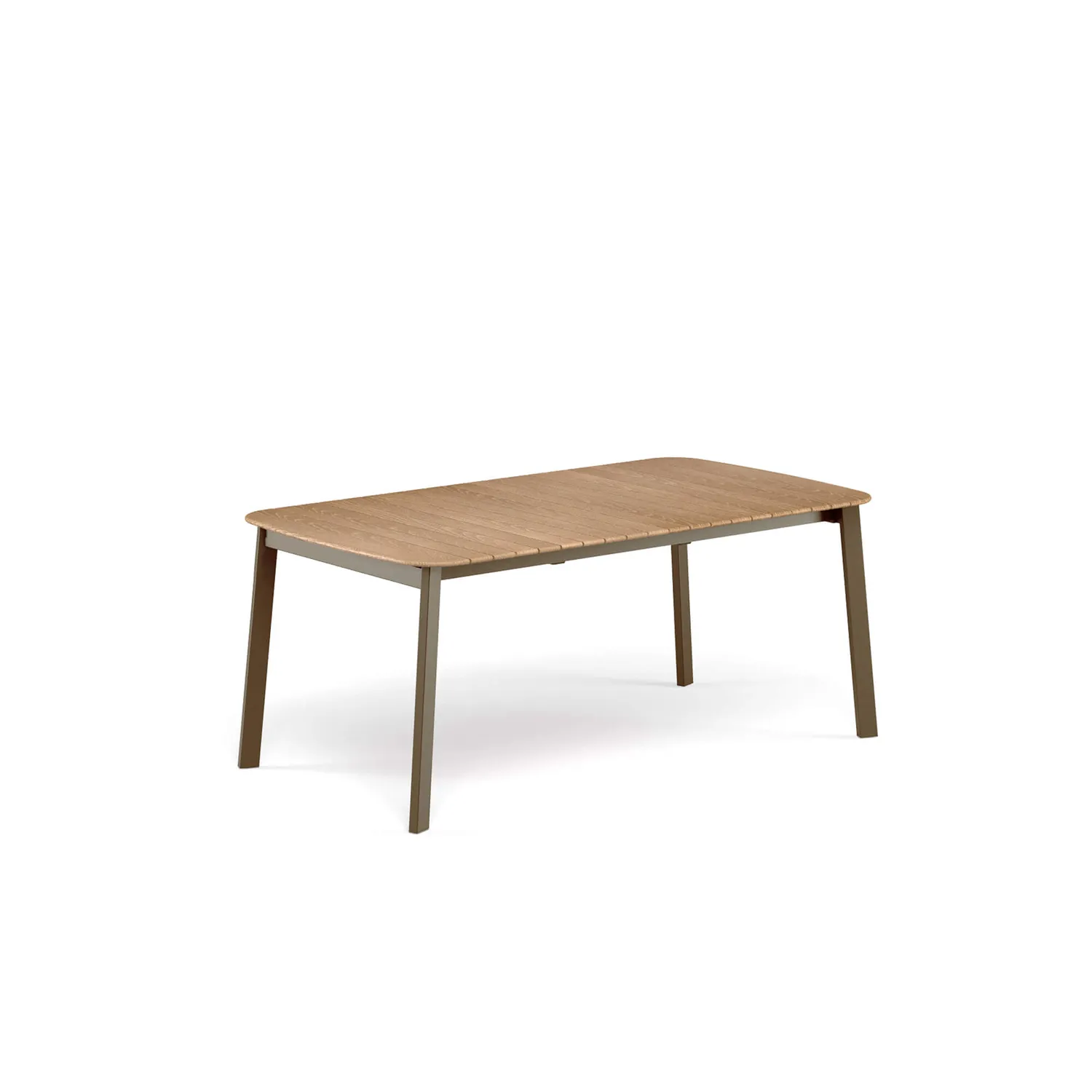 Emu Shine Ausziehtisch Teak 180-292x100 cm Alu