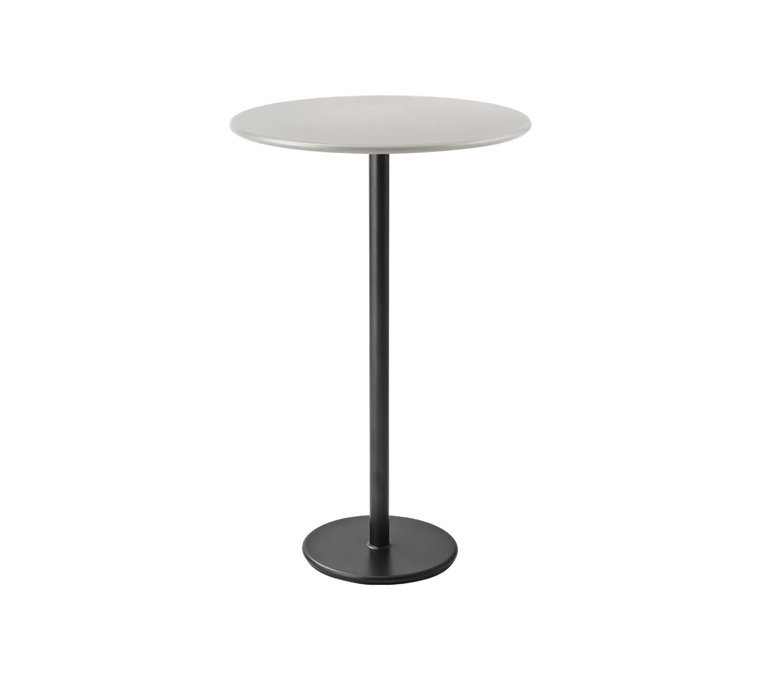 Cane-line Go Bartisch Ø 80 cm Lava Grey Alu