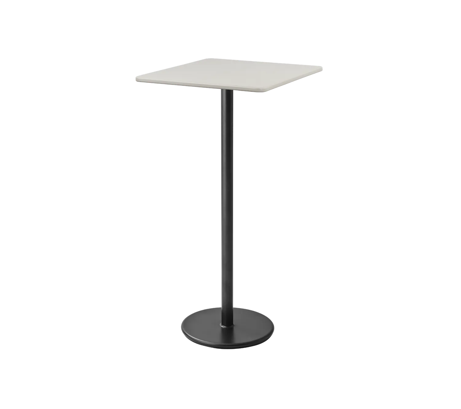 Cane-line Go Bartisch 75x75 Lava Grey Alu