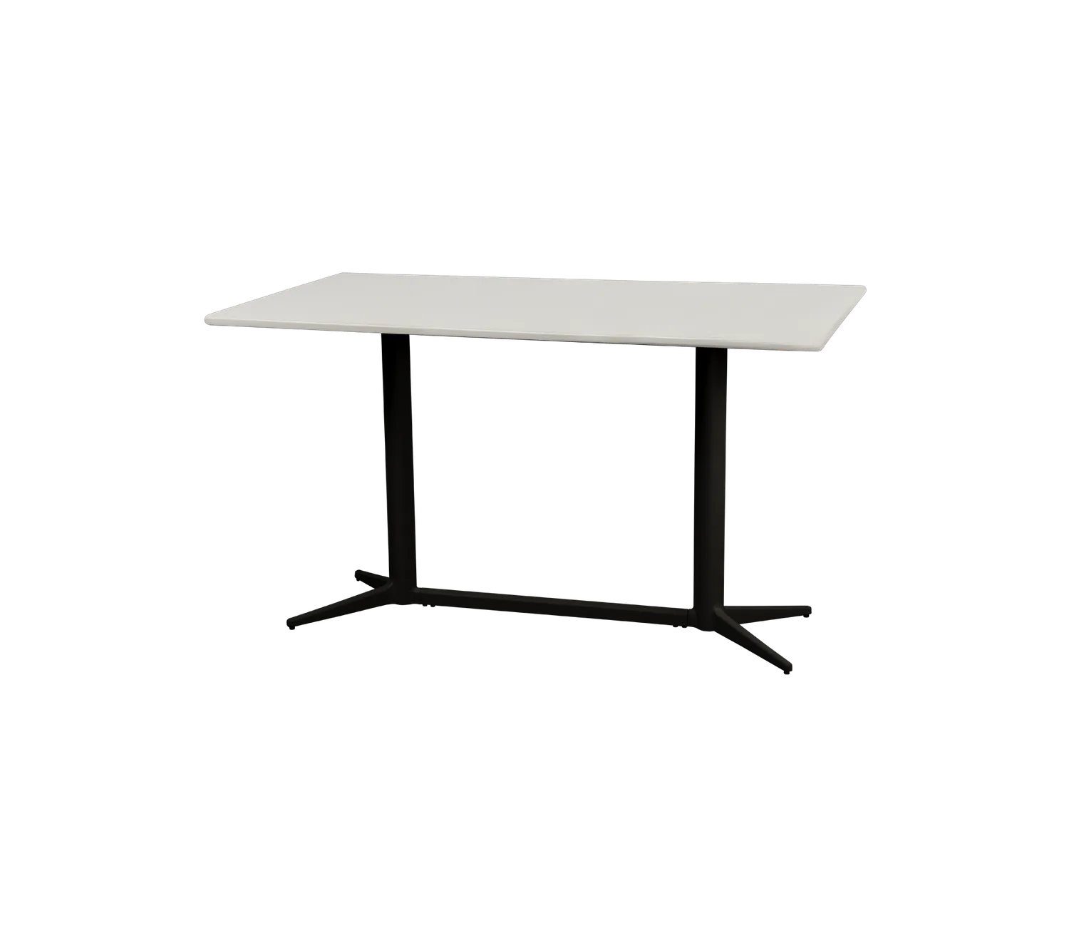 Cane-line Drop Cafétisch Teak Lava Grey Aluminium