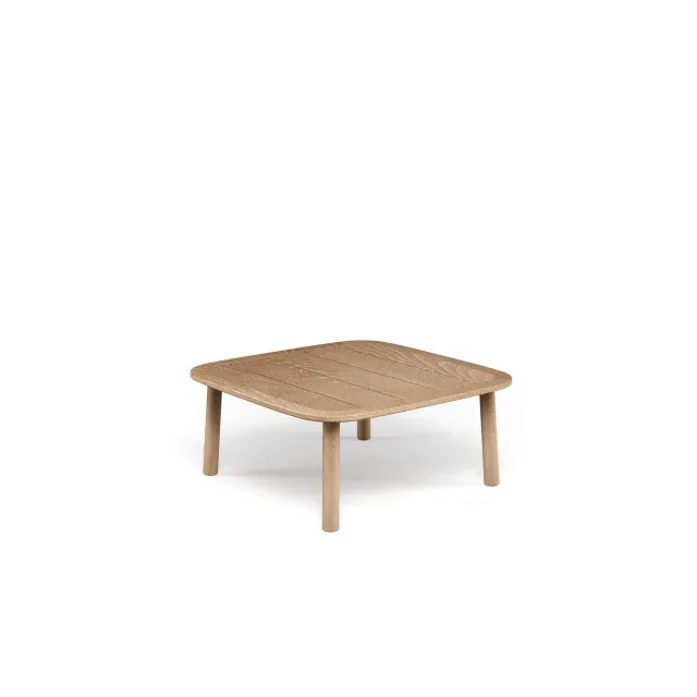 Emu Twins Mesa baja Couchtisch Teak und Aluminium