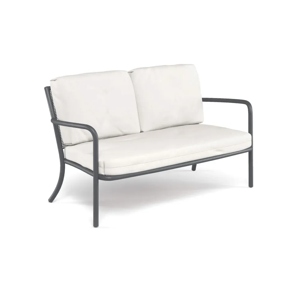 Emu Athena Gartensofa 2-Sitzer Stahl geflochten