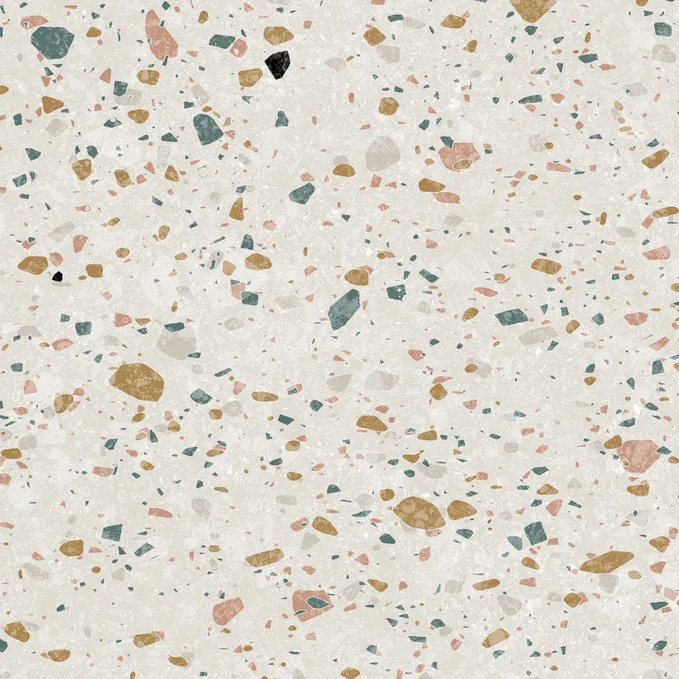Grosfillex Element 3D Terrazzo White Muster 37x20 cm