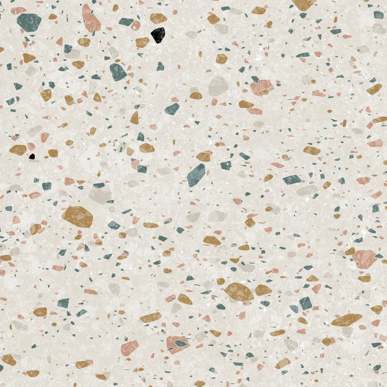 Grosfillex Element 3D Terrazzo Wandmuster Rose 37 x 20 cm