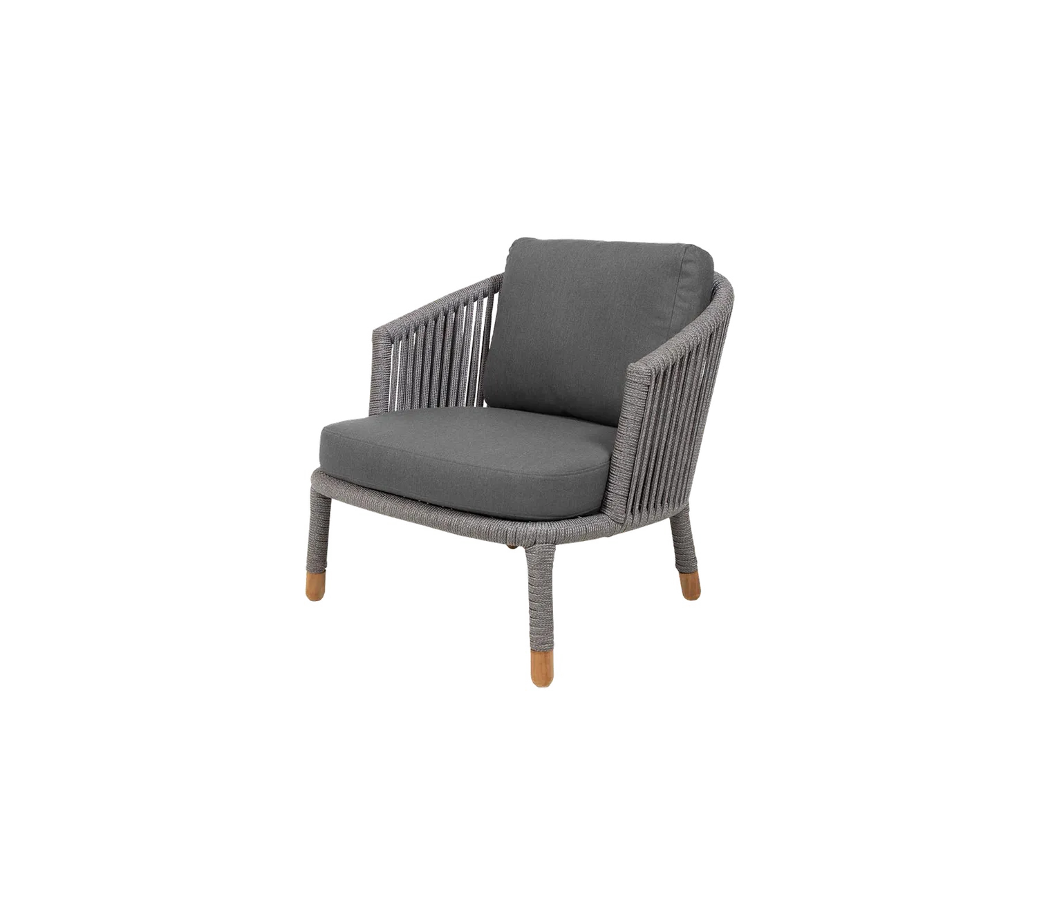 Cane-line Moments Lounge-Sessel Kissenset Light grey Ambience