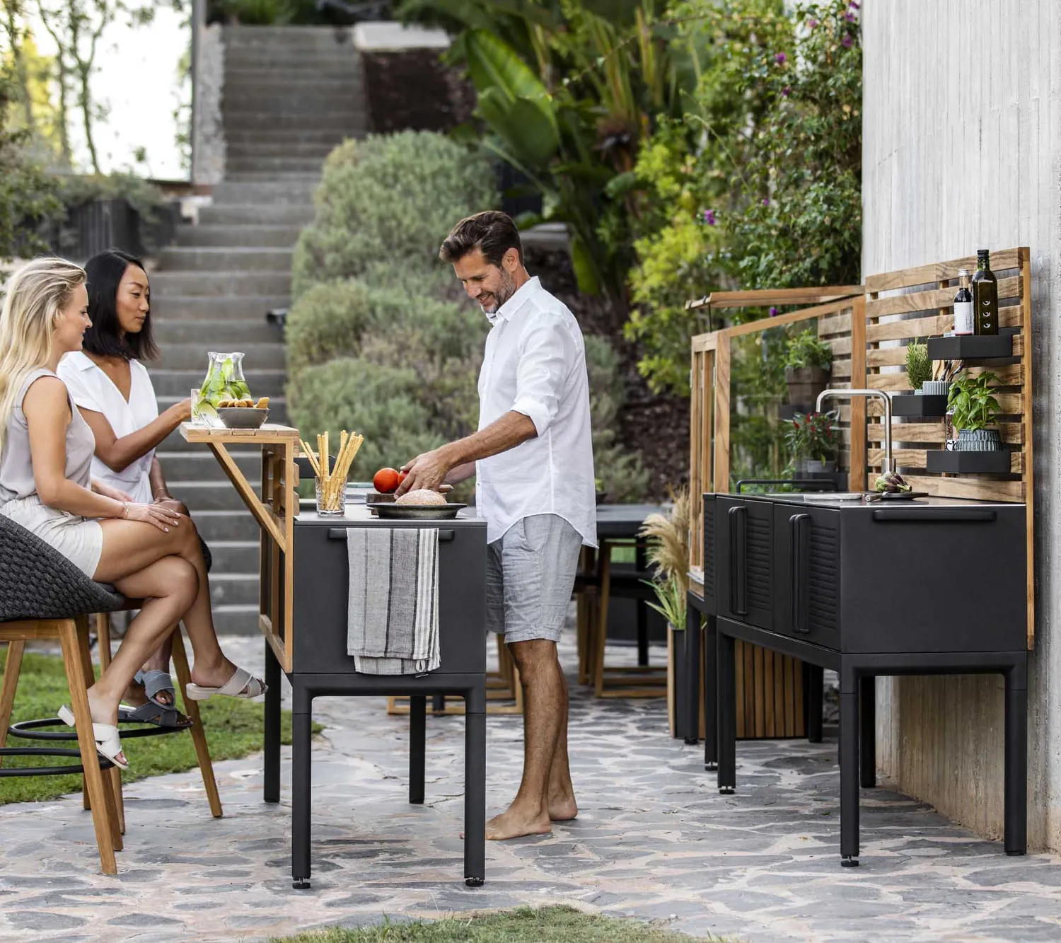 Cane-line Drop Kitchen Bar Theke Teak