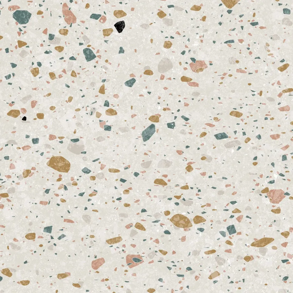 Grosfillex Element 3D Terrazzo Wandpaneel Rosé matt