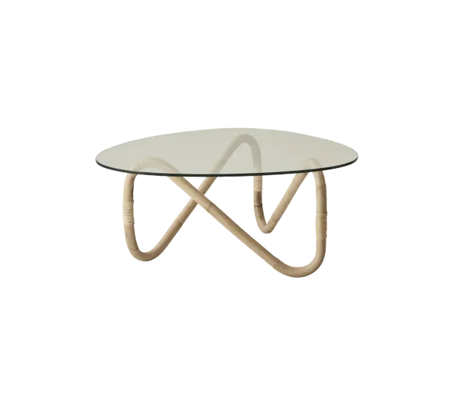 Cane-line Wave Couchtisch Natur Glas