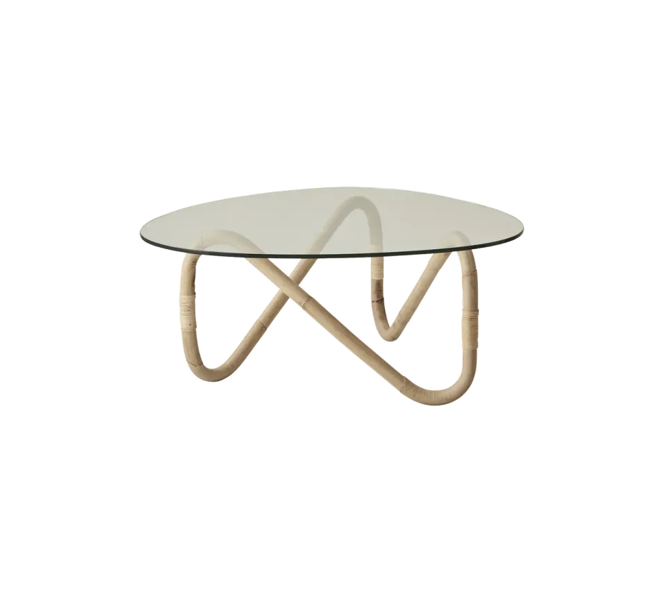 Cane-line Wave Couchtisch Natur Glas